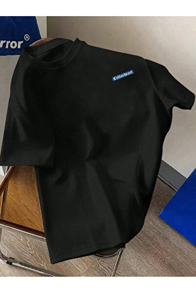 Massgai Tricou oversize, 100% bumbac, imprimat cu design unisex