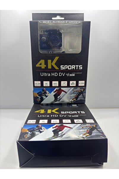 APRONX 4K Ultra Hd Dv 16MP Waterproof (30M) 18 Aparatlı Action Camera