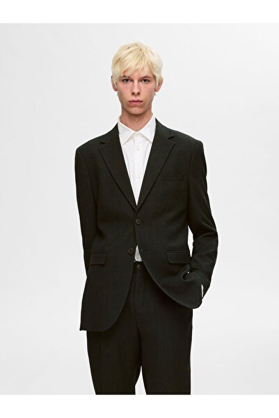SELECTED Blazer Slim Fit Wollgemisch
