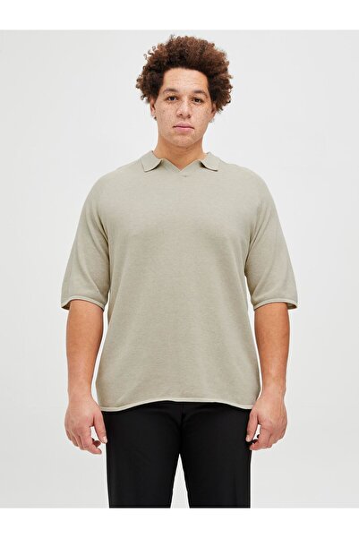 Jack & Jones Plus Gestricktes Polo Plus Size Gestricktes Polo