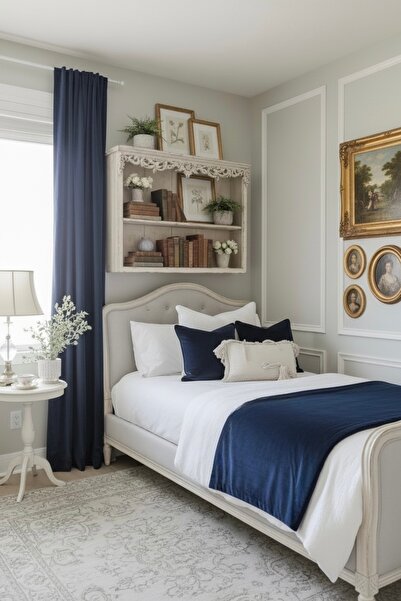 JACA Kadife Kumaş Tek Kişilik Yatak Runner