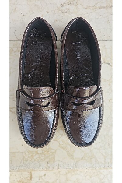 akix Καθημερινά Γυναικεία Παπούτσια Μπαλαρίνα με Γυαλιστερό Δέρμα, Πρώτης Ποι...