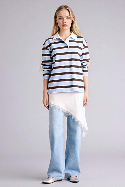 DeFacto 90s Wıde Leg Yüksek Bel Uzun Jean Yıkamalı Pantolon H0130AX26SP