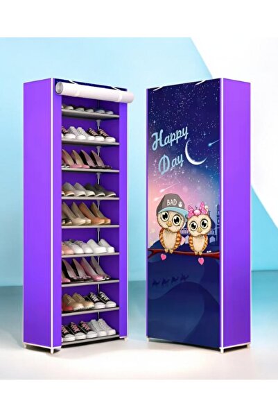 Generic 10 shelves cloth boot cabinet