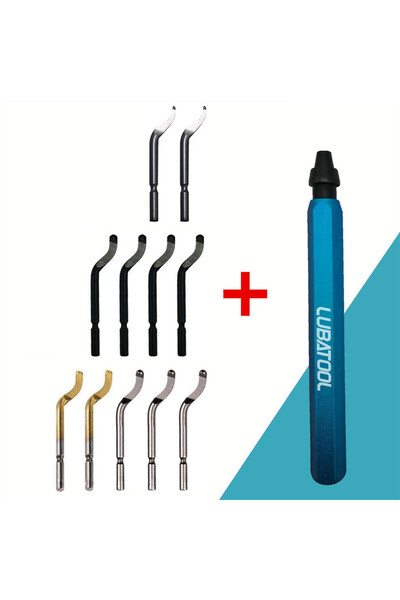 choice2 مجموعة أدوات إزالة النتوءات من لوباتول، 4 أنواع مختلطة، مزودة بـ 11 ش...