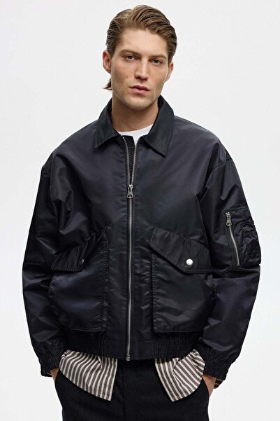 H&M Nylon Bomber jacket