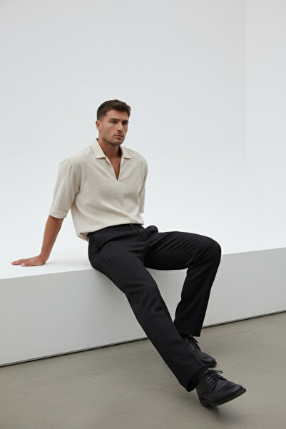 Butik Premium Open Collar Relax Fit T-Shirt