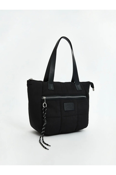 LC Waikiki Lcw Accessories Black Zippered Women's Shoulder Bag