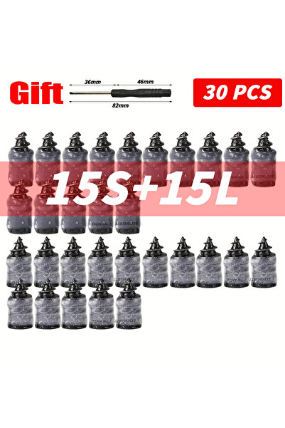 Choice3 (15S 15L Mix) 30PCS Car Tyre Repair Nail Set Universal Car Motorcycle...