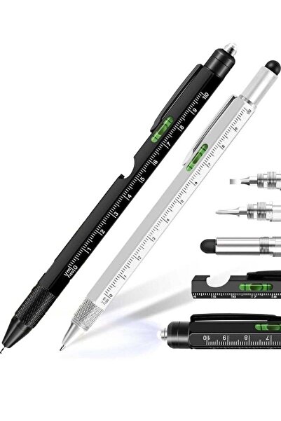 Arabest 9-in-1Multitool Pen,Ruler,Screw Leveler, Cool Must-have Gadgets for W...