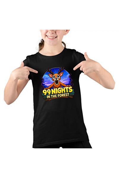 OEM Tricou Copii Fete 99 Nights Padure Roblox