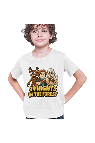 OEM Tricou Copii Baieti 99 Nights Forest Roblox