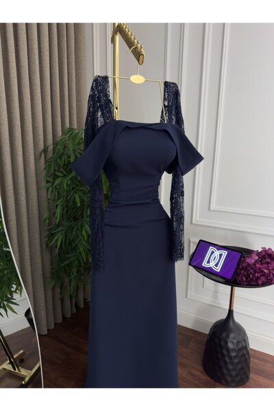 AMAZ فستان كحلي