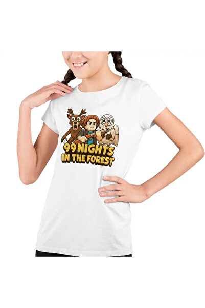 OEM Tricou Copii Fete 99 Nights Forest Roblox