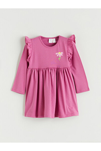 LC Waikiki Rochie pentru fete Özmarka, nou sezon, cu volane, model floral cu ...