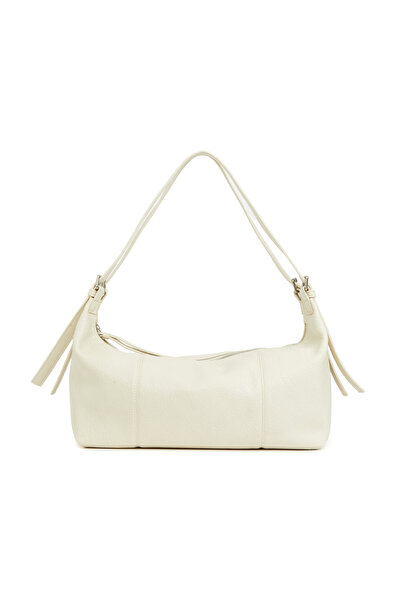 Dıvarese Bej Kadın Deri Shopper Çanta