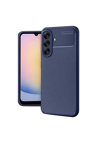 eco port غطاء سامسونج جالاكسي A17 5G بتركيز تلقائي من الكربون - أزرق داكن