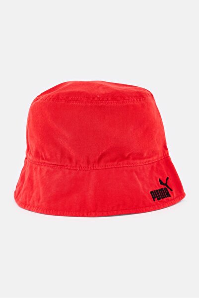 Puma Men Embroidered Logo Bucket Hat, Red