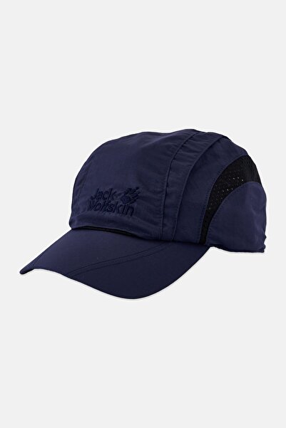 Jack Wolfskin Men Embroidered Logo Cap, Navy