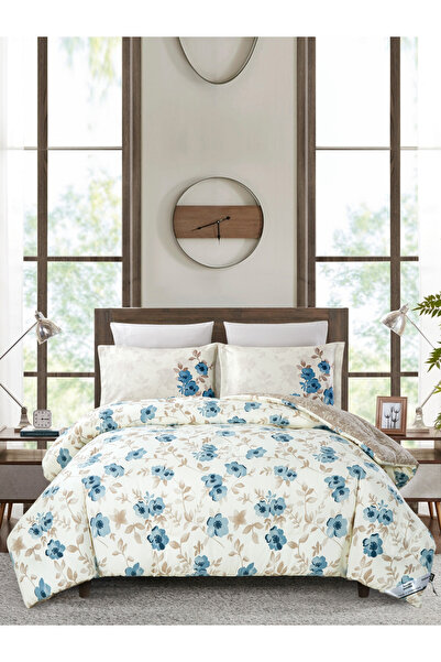 Donetella Luxury 4-Pc Reversible Comforter Set, Single 170×230cm, 400 GSM Pol...