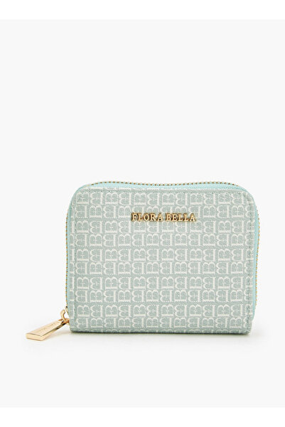 Flora Bella by Shoexpress Monogram Print Zip Around Wallet