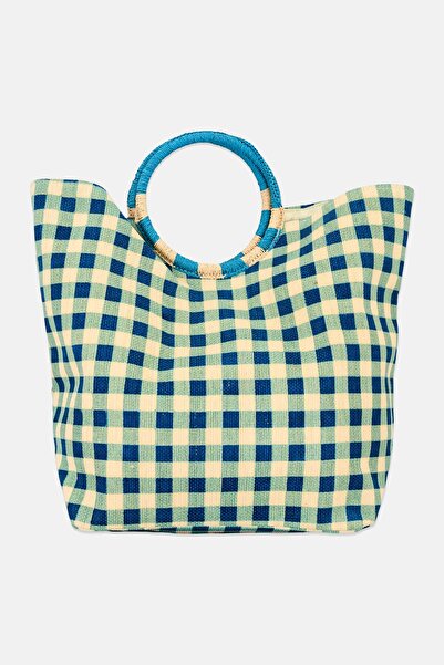 Shiraleah Women Checkered Gina Tote Bag, Multicolor