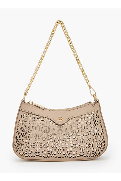 Flora Bella by Shoexpress Laser Cut Shoulder Bag with Zip Closure