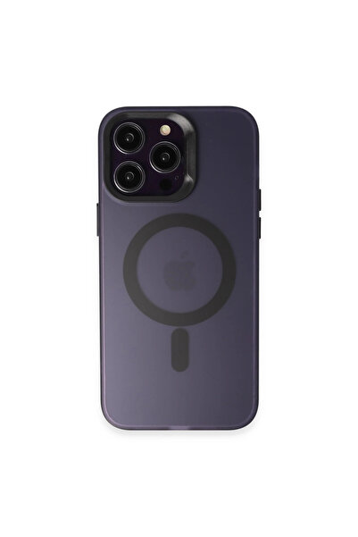eco port غطاء جوكو لآيفون 15 برو ماكس ماتيكس ماجسيف - بنفسجي غامق