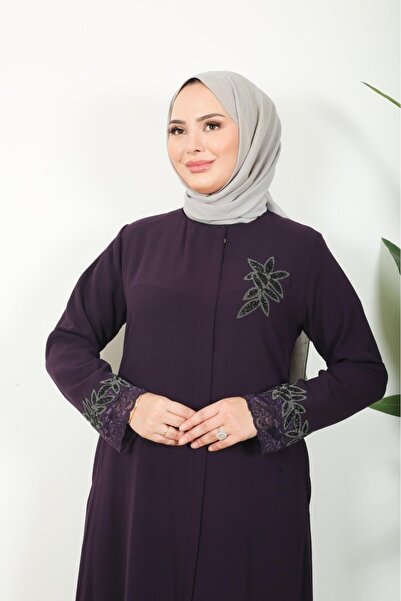 ESLEMNUR Ferace Casual Pillow with Flower Detail for Pilgrimage and Umrah