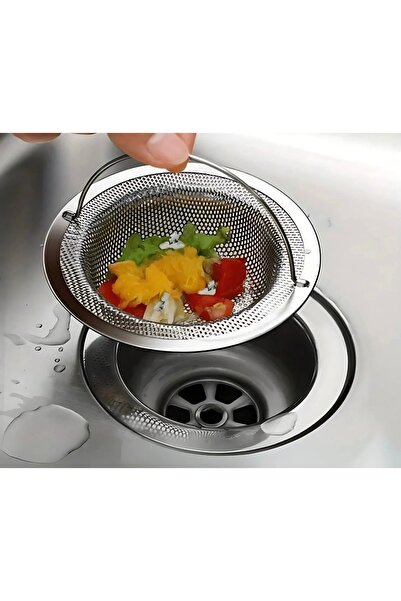 İthal Pratik paslanmaz çelik lavabo süzgeci tıkanıklık önleme mutfak banyo kü...