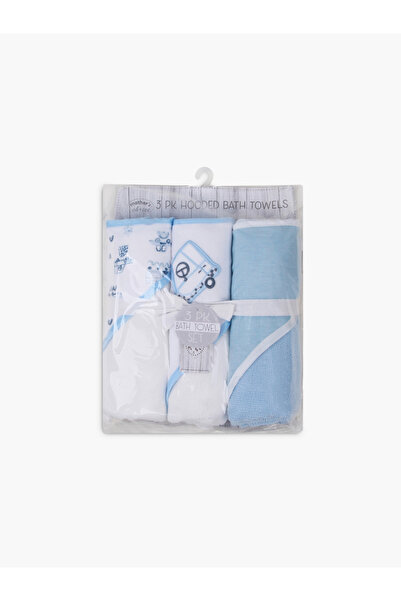 Mother's Choice By Styli Pack of 3 - Soft Hooded Towel