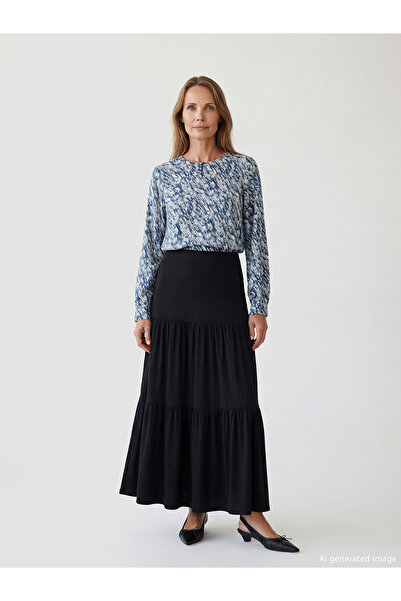 LC Waikiki تنورة بيك الجديدة للموسم بخصر مطاطي