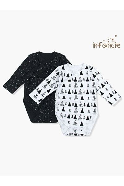 Infancie By Styli عبوة من قطعتين - بدلة جسم ملفوفة لفّ جرافيكية
