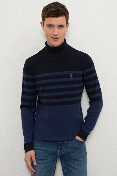 U.S. Polo Assn. Men's Navy Blue Sweater 50223894-Vr033