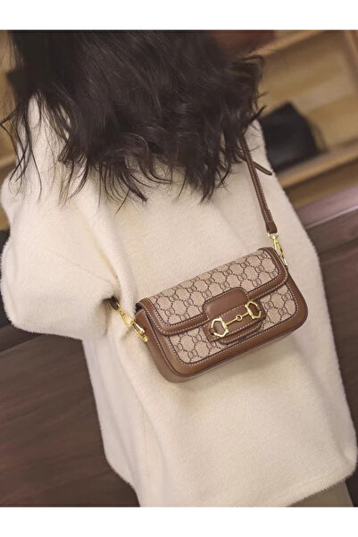 bagsister Women Saddle Shoulder Bag Korean Style, Leather Underarm Crossbody ...