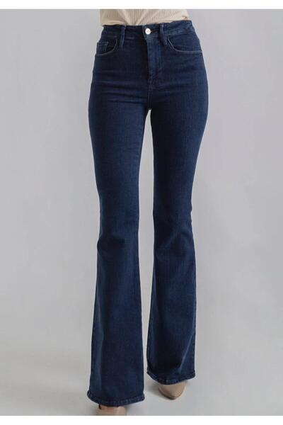 QUUL'Y New Season High Waist Lycra Tightening Flare Women's Spanish Flare Jeans