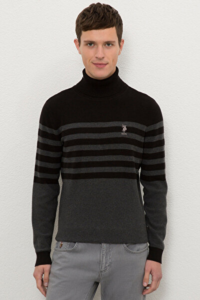 U.S. Polo Assn. Men's Black Sweater 50223894-Vr046