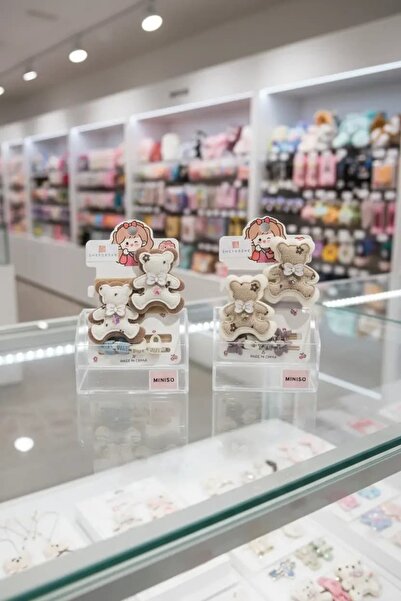 Miniso Ayıcıklı Lastik Toka 2'li