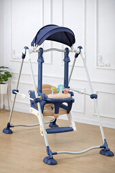 dehkah Deluxe 3-in-1 Baby Swing with Canopy and Detachable Play Table – Folda...