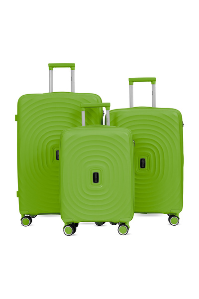 PARAJOHN 3-Piece Hardside Luggage Set – 10/20/30KG, 4-Wheel Lightweight Trave...