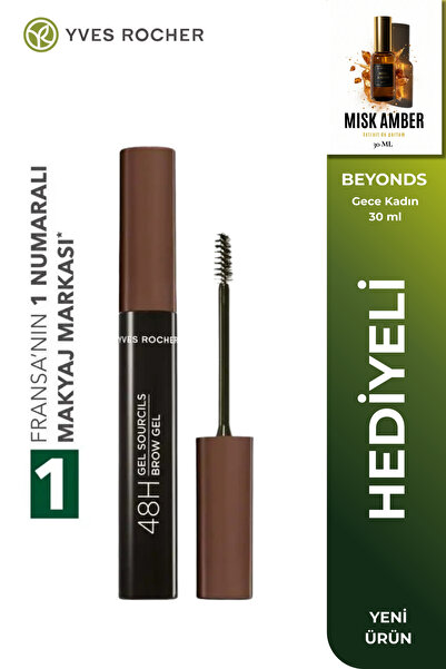 Yves Rocher 48 Saat Etkili Kaş Sabitleyici Maskara Fiber Fırçalı Doğal Görünü...