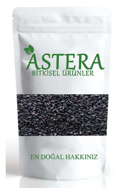 ASTERA 100 Gr Siyah Susam ( 1. Sınıf - Doğal Ürün ) Siyah Altın