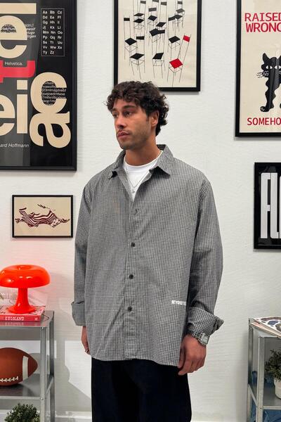 Flaw Wear Beyond the Basic Embroidered Checkered Shirt