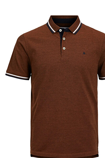 Jack & Jones Jack jones men's brown polo t-shirt 12143859
