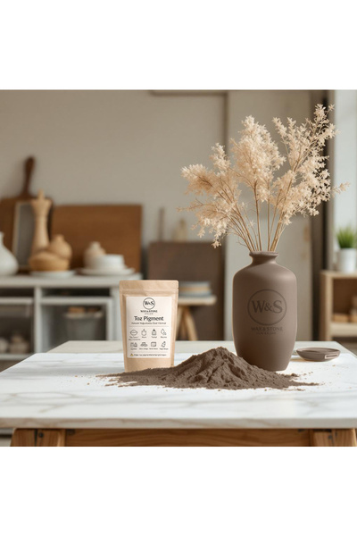 Wax&Stone ATELIER Bej Toz Pigment (RAL 060 80 10) Taş Tozu Beton Alçı Epoksi ...