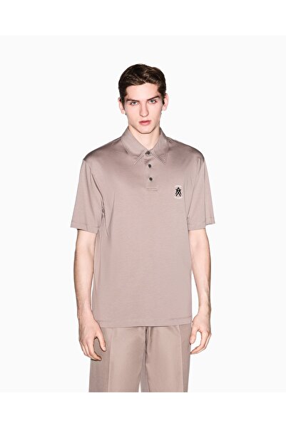 Armani Exchange Cotton Regular Fit Logo Buttoned Polo Men's Polo Xm002209 Af1...