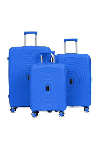 PARAJOHN 3-Piece Hardside Luggage Set – 10/20/30KG, 4-Wheel Lightweight Trave...