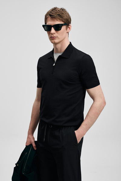 Lufian North Men's Modal Blend Sweater Black