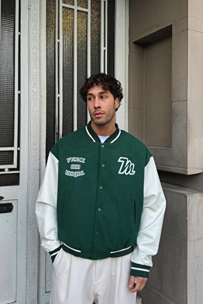 Flaw Wear Fierce Printed College Jacket