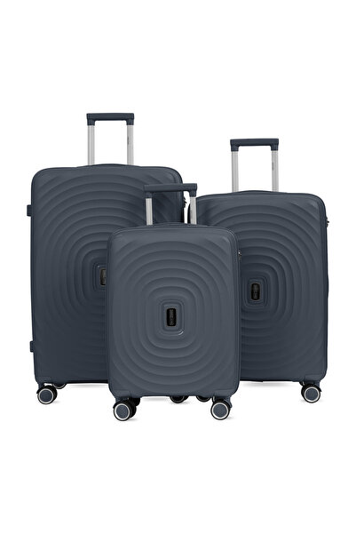 PARAJOHN 3-Piece Hardside Luggage Set – 10/20/30KG, 4-Wheel Lightweight Trave...